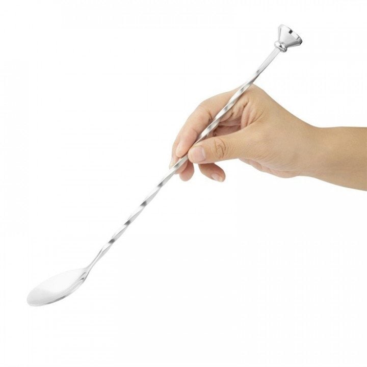 Agitador, cuchara mezcladora para cócteles de acero inoxidable Olympia K474
