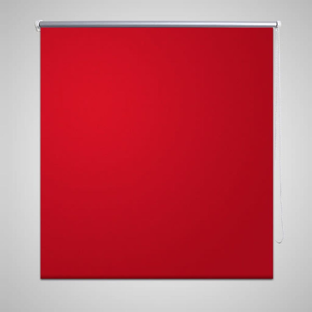 Verduisterend rolgordijn 120 x 175 cm rood