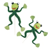 thumbnail of Grenouille Peluche Tissu Les classiques Vert Hauteur : 12 cm x 200 Mondo Déco