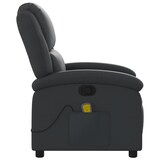 thumbnail of vidaXL Massagesessel Relaxsessel Echtleder Schwarz