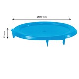 thumbnail of GILAC Couvercle plat pour conteneur rond HACCP 75 L et baquet 50 L - 75 L - Bleu G616428