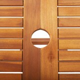 thumbnail of Mesa plegable de jardín de madera maciza de acacia 90x75 cm