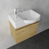 thumbnail of Alpenberger Gäste-WC Waschtisch mit Unterschrank | Waschbecken mit Waschbeckenunterschrank Vormontiert | Soft-Close-Funktion Badezimmermöbel Set