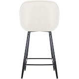 thumbnail of Conjunto de 2 bancos de bar Gibson creme/veludo