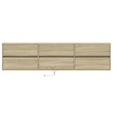 thumbnail of vidaXL TV-Wandschrank mit LED Sonoma-Eiche 180x31x45 cm