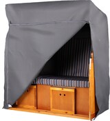 thumbnail of Strandkorb Komplettset - bene living - Königssee Teak Bullauge - PE grau - Modell 584 - inkl. Liftersystem