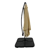 thumbnail of Ampelschirm Sorrento | Seitenmast-Sonnenschirm 2,5 x 2,5 m | Beige