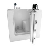 thumbnail of Sitzwanne Whirlpool Badewanne mit Tür S02WP-TH-B-R 100x78cm