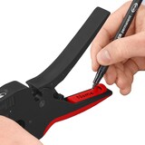 thumbnail of KNIPEX Abisolier-/Crimpautomat, abisolieren und crimpen, Hand, 0,03-10qmm, Abisolierlänge einstellbar,