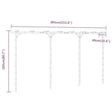 thumbnail of Pergola Bambou 385x40x205 cm Modèle AbriDynamique 191