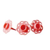 thumbnail of Nordia Bobèche Duo plastique rose 2.3 cm x 1000 Nordia - N411207