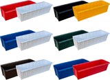 thumbnail of Blumenkasten Pflanzkasten 10er-Set Schwarz Einsatz für Europaletten Balkonkasten
