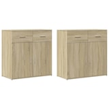 thumbnail of vidaXL Sideboards 2 Stk. Sonoma-Eiche 79x38x80 cm Holzwerkstoff