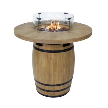 Aquecedor a Gás Premium de Exterior Lafite em forma de Barril de Vinho 13,2 kW