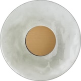 thumbnail of SOLARIS – Designer-Wandleuchte 12 W 3000 K Gold mit geräuchertem Hammerschlagglas, CRI90, Phasenschnitt dimmbar – Rossini Group