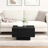 thumbnail of vidaXL Couchtisch Schwarz Eichen-Optik 55 x 55 x 31 cm