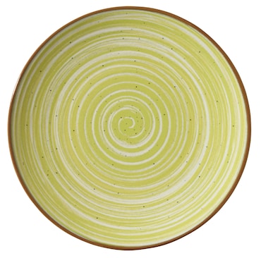 METRO Professional Plato para postres Madleen, cerámica de gres, Ø 20 cm, verde, 6 unidades