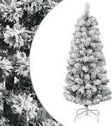 thumbnail of vidaXL Künstlicher Weihnachtsbaum Klappbar Beschneit 150 cm