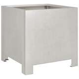 thumbnail of Helloshop26 - Conjunto de 2 jardineiras elevadas para plantas flores jardim e terraços 30 x 30 x 30 cm aço inoxidável prata 02_0038922