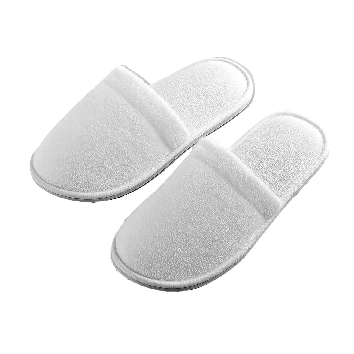 Ivedin Home - Zapatillas Spa Hotel Algodón Rizo (50 Pares) Reutilizables - Suela Goma Antideslizante - Talla única  |