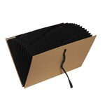 thumbnail of Lot de 2 Trieur extensible Office by Me®, 18 compartiments, carton recouvert papier texturé, coloris beige