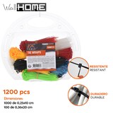 thumbnail of WellHome - Set di 1200 fascette stringicavo per molteplici applicazioni