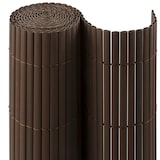 thumbnail of Comercial Candela| Cañizo PVC Doble Cara| Marrón| 1,5X3M| Composición 100% PVC| Ocultación 90%| Lamas 11MM