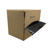 thumbnail of Pomebio Papieren Rietjes - Zwart - 6x195 mm - Dispenserbox 500 stuks