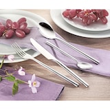 thumbnail of 24-teiliges Besteck SILKE aus Edelstahl 18/0 poliert, massiv geschmiedet. Messer aus Klingenstahl.