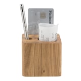 thumbnail of Securit® Porta-conta "Block" - Madeira acabamento teca