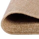 thumbnail of Carpetsale24 Runder In & Outdoor Teppich Wetterfest Sisal Optik Natur 200 cm Rund - Küchenteppich Flachgewebe Natur Optik Vintage für Balkon Terrasse
