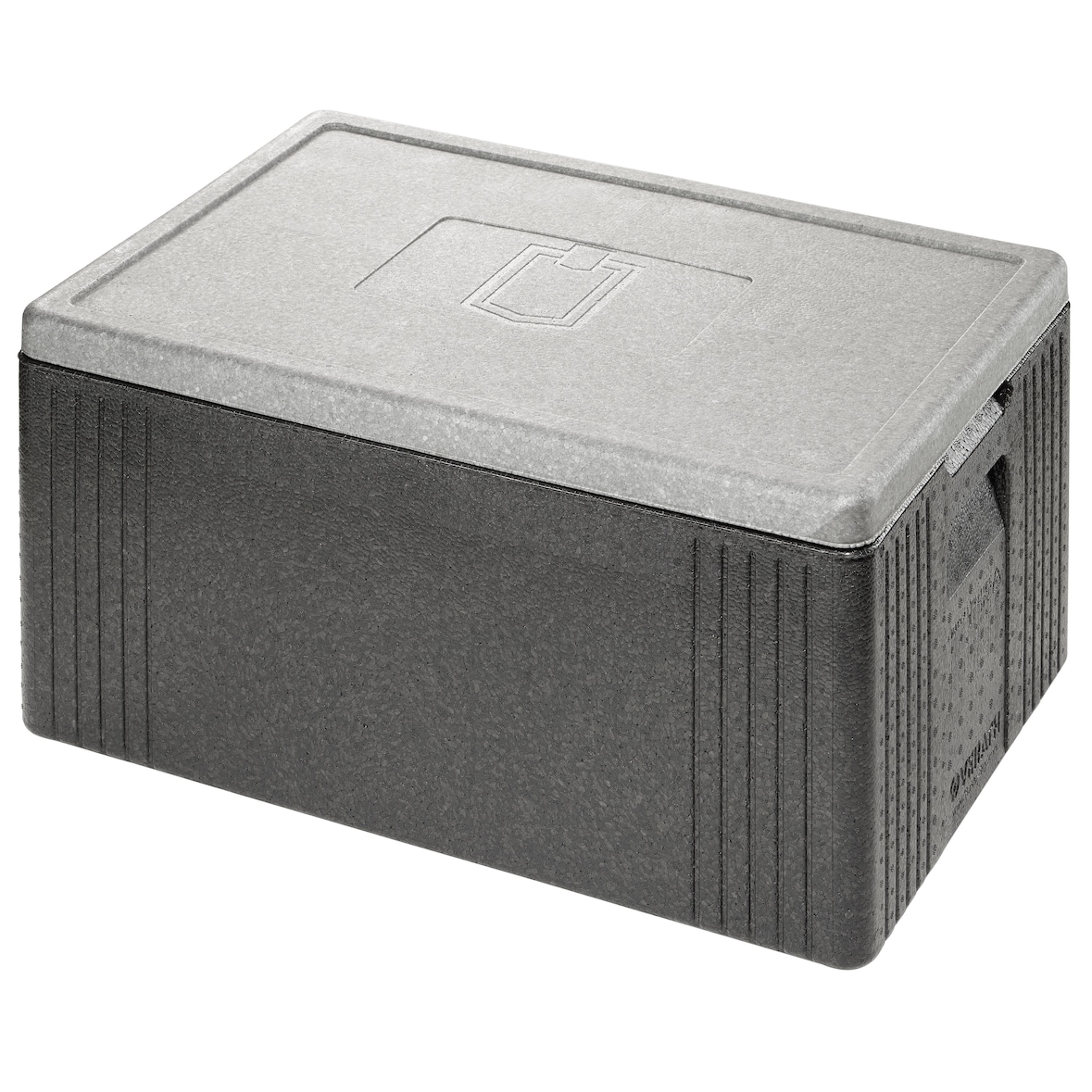 METRO Professional Caixa isotérmica GN 1/1, EPP, 44 L, abertura superior, preto/cinzento