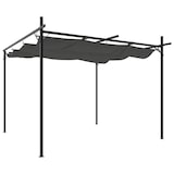 thumbnail of vidaXL Pergola met uitschuifbaar dak 295x292x230 antracietkleurig