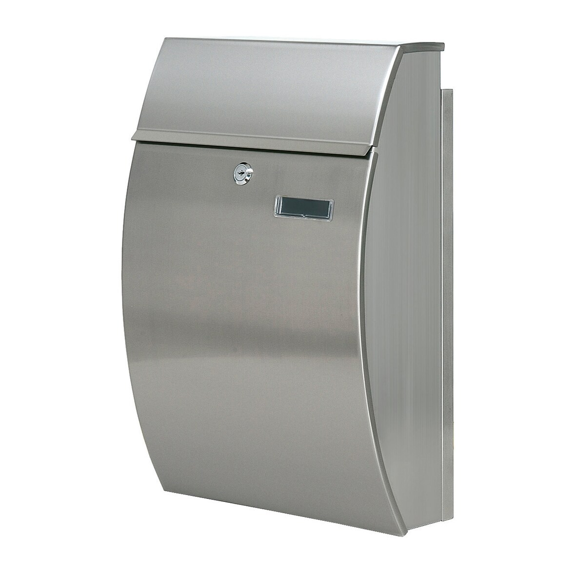 V-part Brievenbussen Roestvrij-staal 158 mm 331 mm 495 mm zilver
