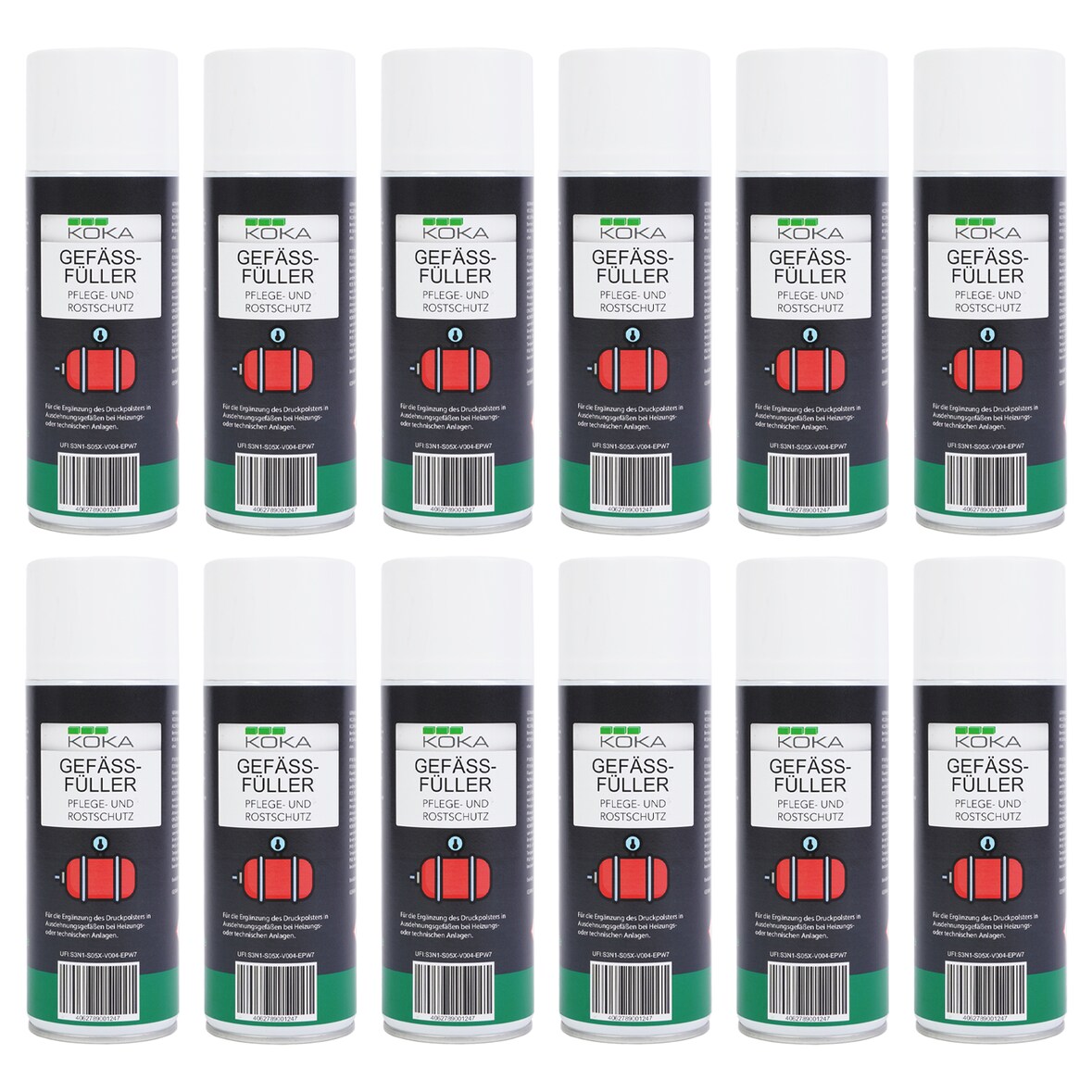 12x Gefäßfüller 400ml