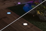 thumbnail of Paulmann Plug & Shine LED Bodeneinbauleuchte Smart Home Zigbee 3.0 Floor RGBW 3er-Set  IP67 RGBW+ 3x2W  21VA Edelstahl 94752