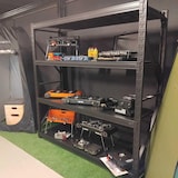 thumbnail of Lagerregal 200x60x200cm 300kg Schwerlastregal Regal Kellerregal 4 Böden Schwarz