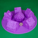 thumbnail of Silikonform Haus - lila 26.5x26.5x6cm - 1 Form