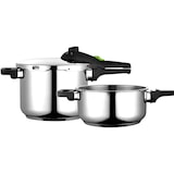 thumbnail of FAGOR - Superschnellkochtopf Rapid 4+6 L Inox 18/10 Fagor 4L Ø22X12Cm 6L Ø22X17Cm