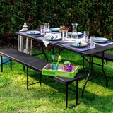 thumbnail of WellHome - Opklapbare bank met handvat 183x30x43 cm