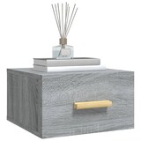thumbnail of vidaXL Wand-Nachttisch Grau Sonoma 35x35x20 cm