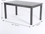 thumbnail of Mesa exterior extensible aluminio antracita