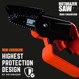 thumbnail of Best Direct Rotorazer Mini Chainsaw, Akku Kettensäge, Schnittlänge 8 cm, Handkettensäge, tragbar, leicht, kabellos, 21 Volt