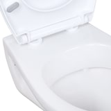 thumbnail of Wand-Tiefspül-WC mit WC-Sitz Komplettset – mit passendem Geberit UP320 Vorwandelement
