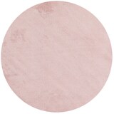 thumbnail of Teppich Wohnzimmer Einfarbig Pflegeleicht Waschbar Schlafzimmer OEKO-TEX Rund Rosa 160x160 cm Schadstoffgeprüft – LECH von Kadima Design