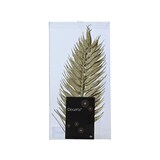 thumbnail of 4x Farn Blatt 30cm Kunststoff mit Glitzer Tropische Kunstblätter Kunstpflanzen Blätter Deko Tischdeko Hochzeitsdeko Dekopflanzen Pflanzendeko gold