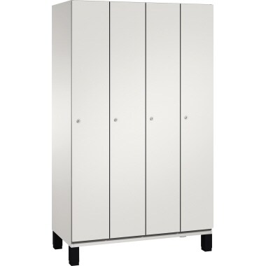 C+P Umkleidespind 4510040S10012 Füße 4Abteile B1200mm lgr/lgr