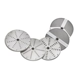 thumbnail of GastroHero Gemüseschneider I Elektrischer Gemüseschneider I 300 kg/h Leistung I 5 Scheiben Ø 2-7 mm I Aluminium I Gemüse-Cutter für Gastronomie