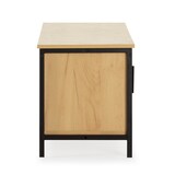 thumbnail of Meuble TV Cruz 2 Portes Couleur Chêne avec Rotin Naturel, 120 cm
