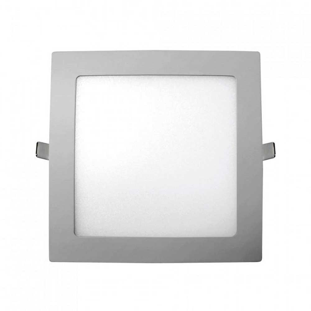 Downlight LED Ultraslim Empotrable Cuadrado 15W 1100lm 20,5x20,5cm 4000K Aluminio 7hSevenOn